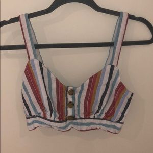 ‼️SOLD ‼️ AEROPOSTALE striped top w buttons